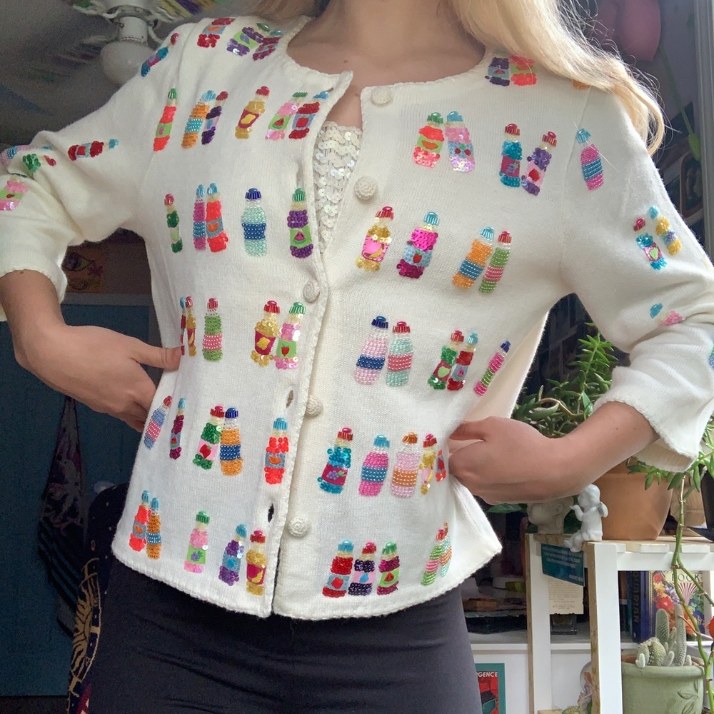 Michael Simon New York Fruit Juice Cardigan